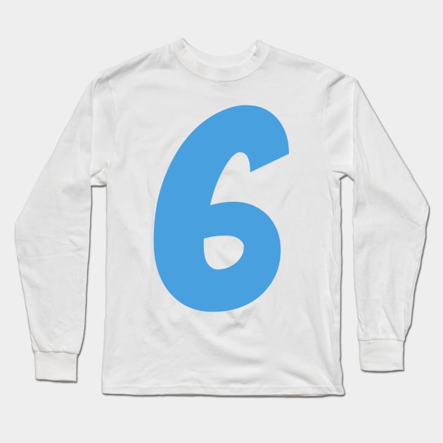 Nicholas Latifi 6 - Driver Number Long Sleeve T-Shirt by GreazyL